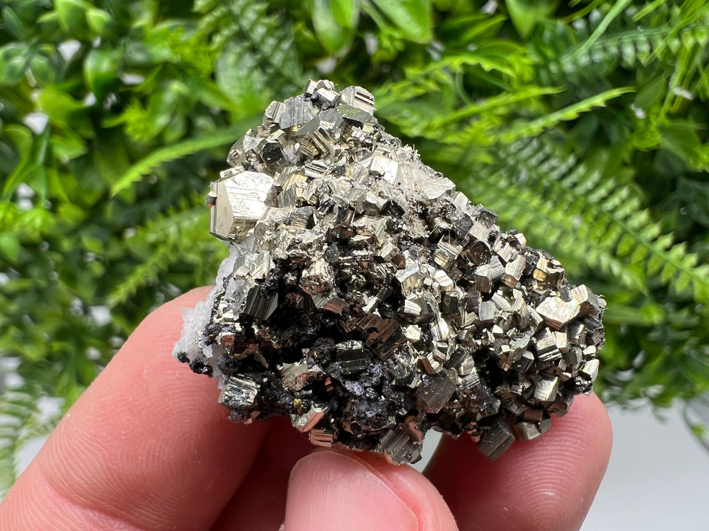 Golden Pyrite Sphalerite Mineral Specimen, Madan Bulgaria