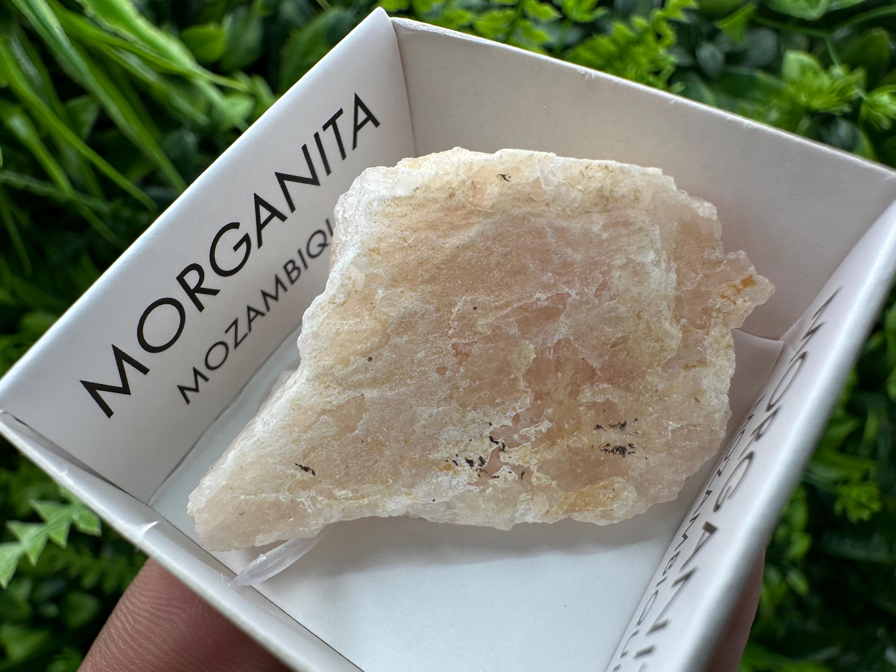 Rare Raw Morganite Specimen: Mozambique Crystal Collection (5/2.5 cm)