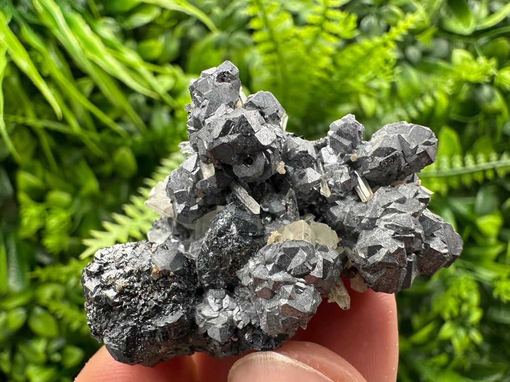 Galena Spinel with Quartz and Calcite, Borieva Mine Mineral Specimen