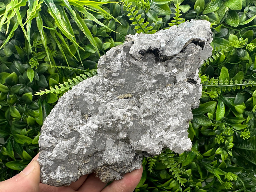 Large Barite Marcasite Cluster on Chalcedony - Androvo Mine, Bulgaria