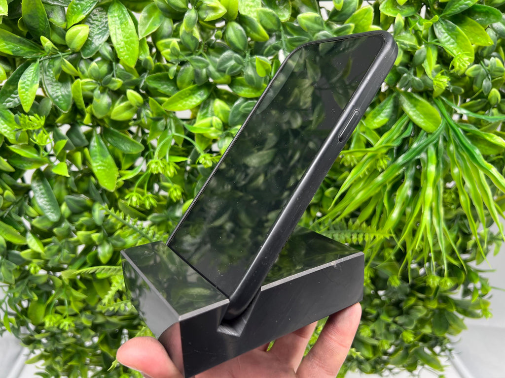 Shungite Phone Stand, EMF Protection, Karelia Russia