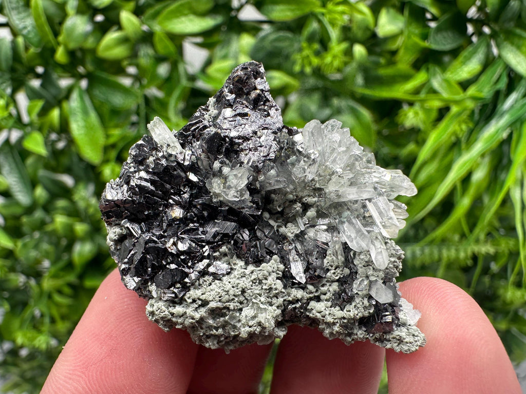 Aesthetic bigger Sphalerite whit Chlorite from Borieva mine Madan Bulgaria natural minerals souvenir crystal gift home decor stone rock