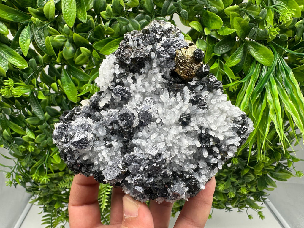 Galena Sphalerite Pyrite Mineral Specimen, Krushev Dol Mine, Bulgaria