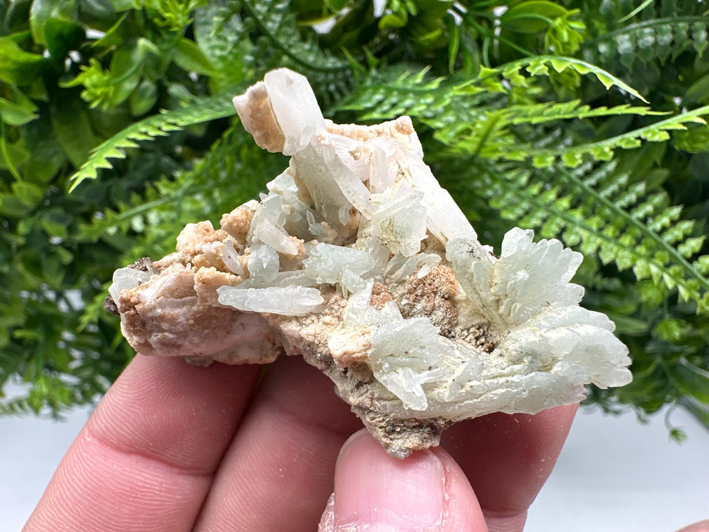 Stunning Quartz whit Chlorite on Rhodochrosite covered whit siderite natural minerals souvenir crystal home decor stone 9th September mine