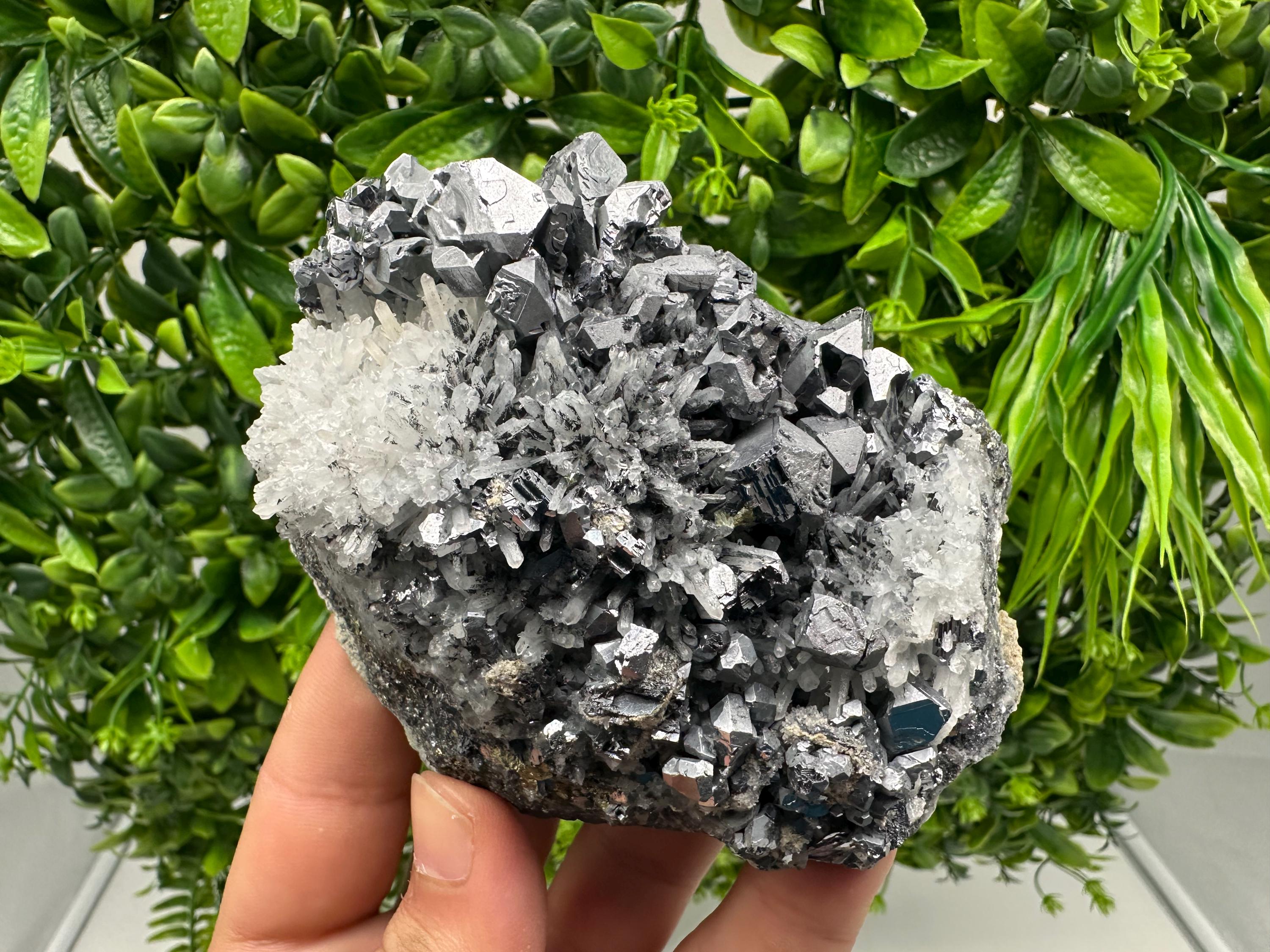 Galena Sphalerite Quartz Mineral Specimen: Krushev Dol Mine