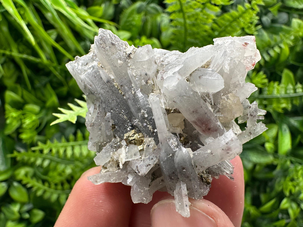 Quartz with Hematite and Pyrite, Krushev dol Mine Mineral Specimen