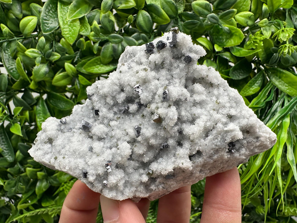 Mirror Galena with Cleiophane on Chalcedony, Madan Bulgaria