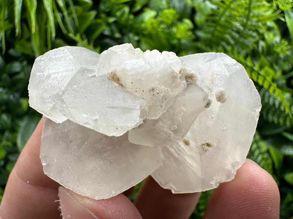 White Calcite on Matrix: Madan Bulgaria Crystal Mineral