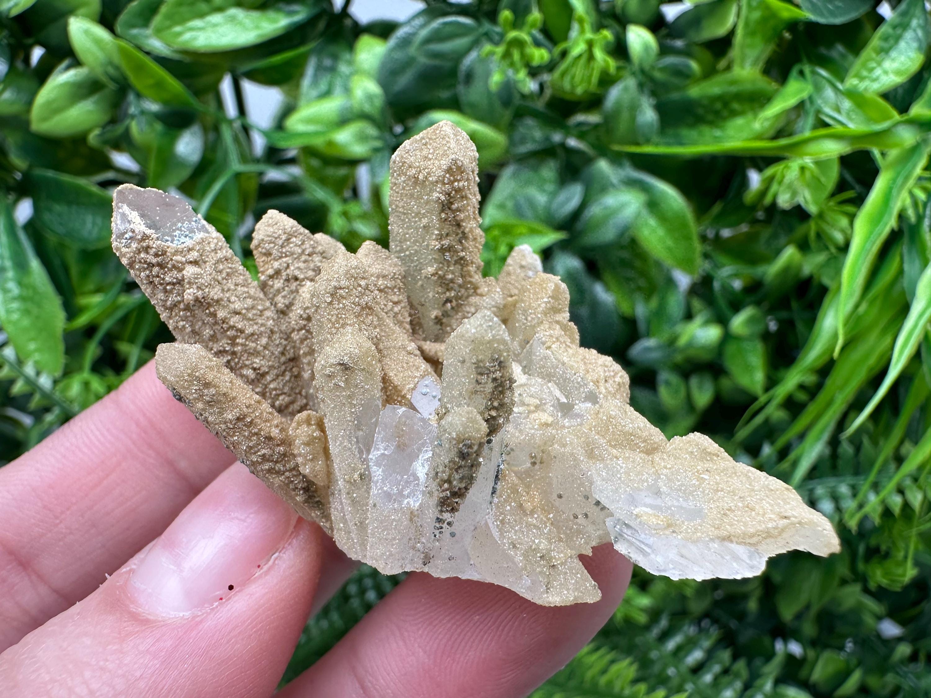 Quartz Rhodochrosite Cluster, Bulgaria Mineral Specimen