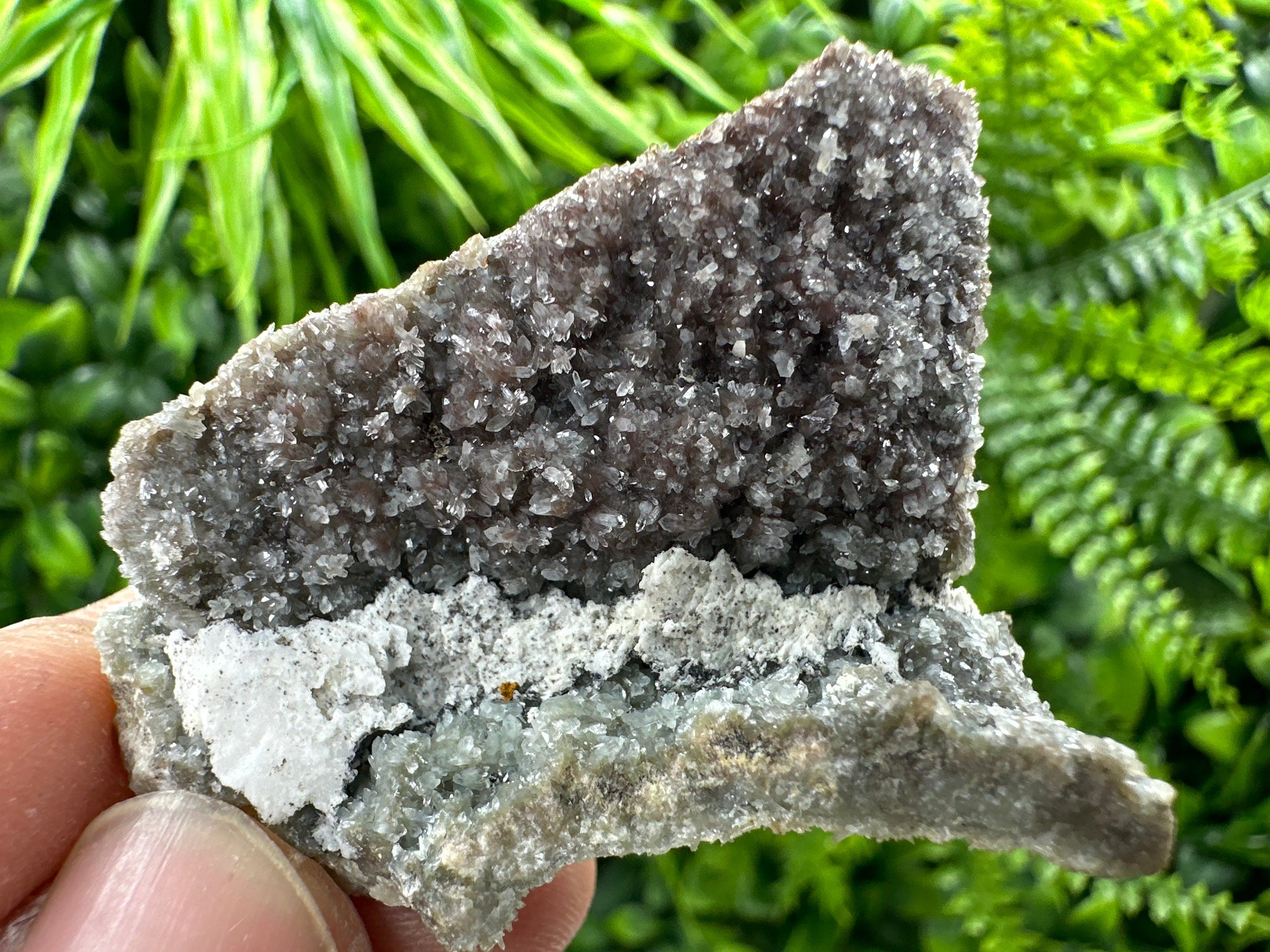 Quartz with Hematite and Chlorite Inclusions, Natural Mineral Specimen
