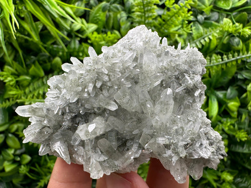 Chlorite Quartz Cluster, Borieva Mine Mineral Specimen, Bulgaria