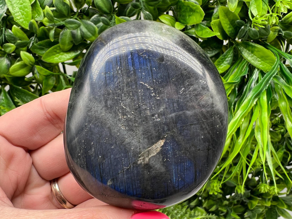 Polished Labradorite Crystal Decor Slab: Multifire Rainbow Stone