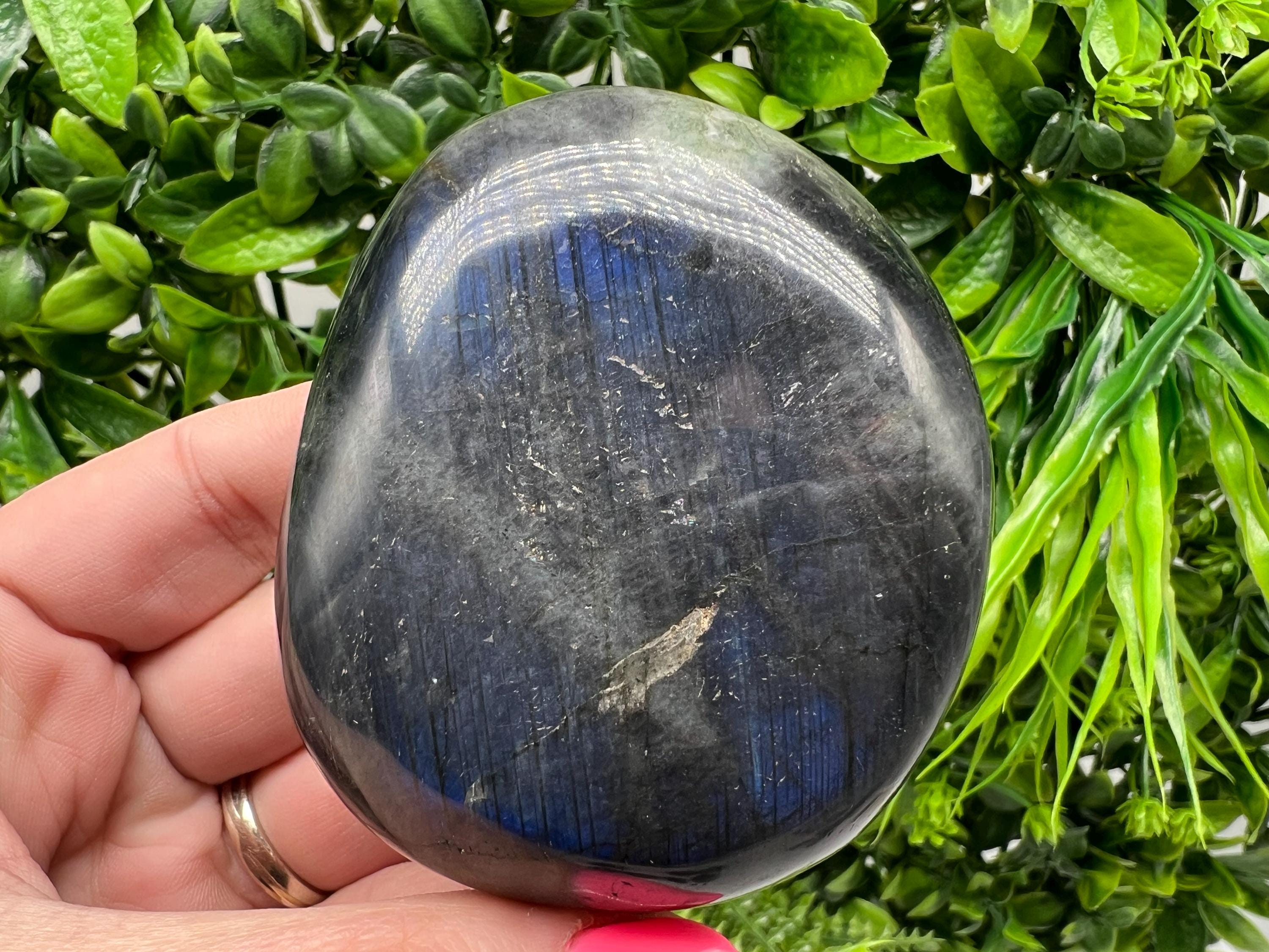 Polished Labradorite Crystal Decor Slab: Multifire Rainbow Stone