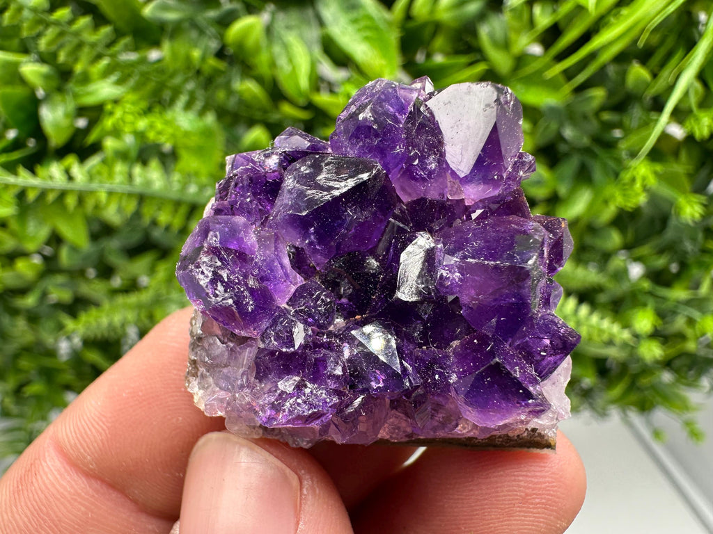 Natural Purple Amethyst Cluster, Uruguay Crystal, Home Decor
