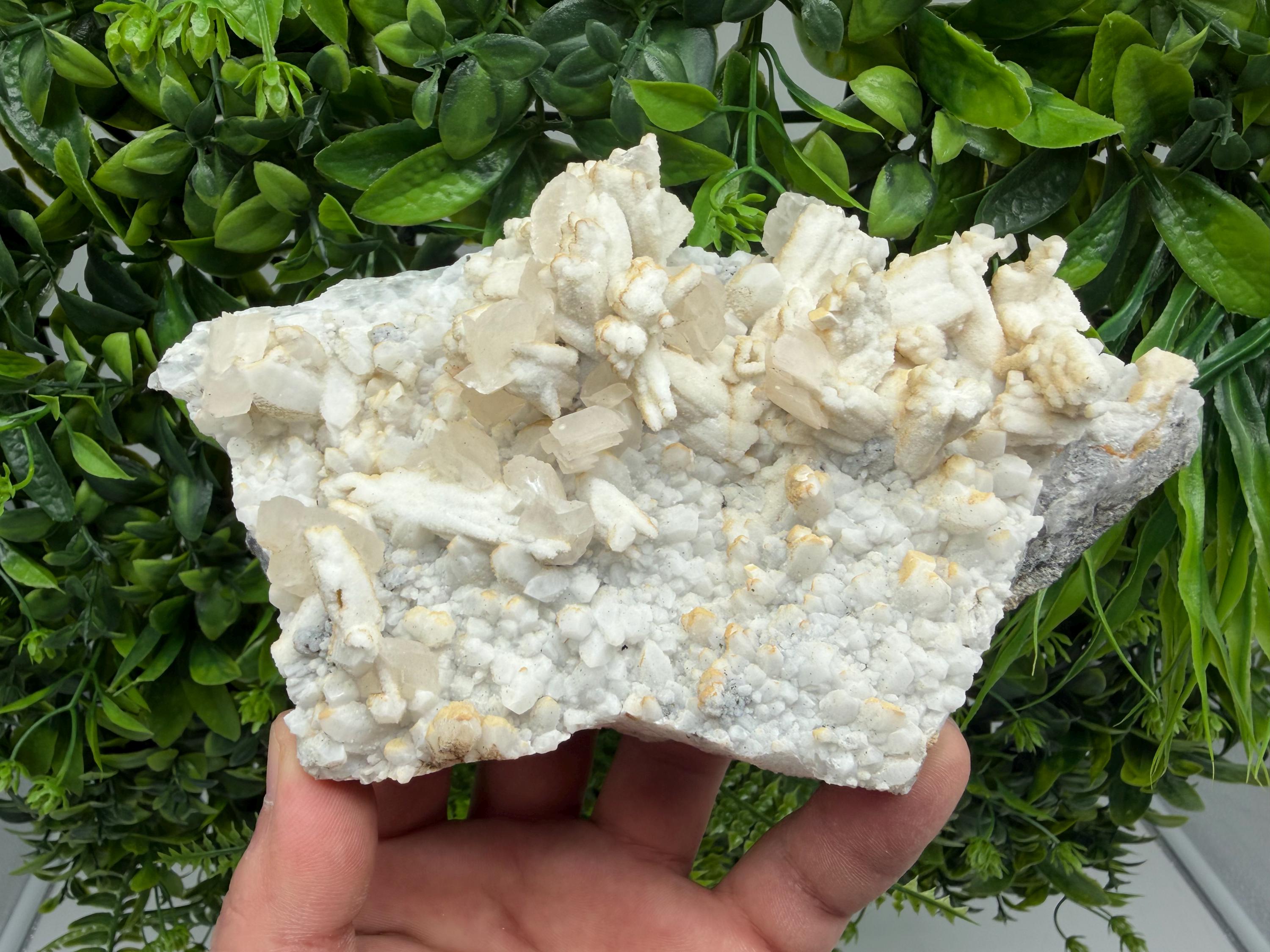 Calcite on Aragonite: Djurcovo Mine, Bulgaria Healing Crystal