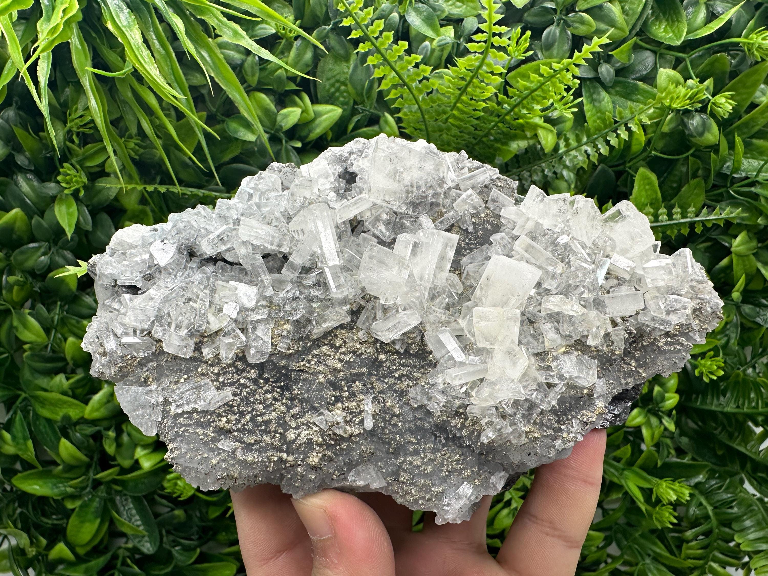 Large Barite Marcasite Cluster on Chalcedony - Androvo Mine, Bulgaria