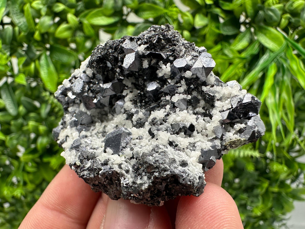 Stunning Shpinel Galena on Sphalerite,Calcite from Borieva mine,Madan,Bulgaria,Natural,collectible mineral specimen,home decor,collectible’s