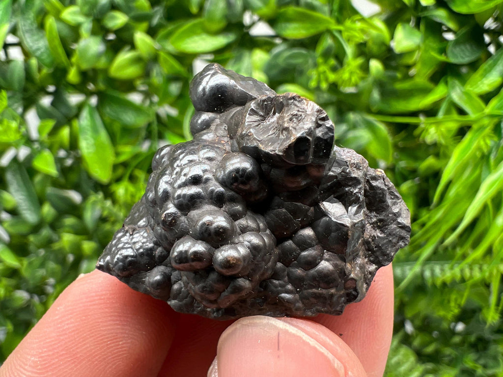Moroccan Black Botryoidal Hematite Specimen: Chakra Reiki Crystal