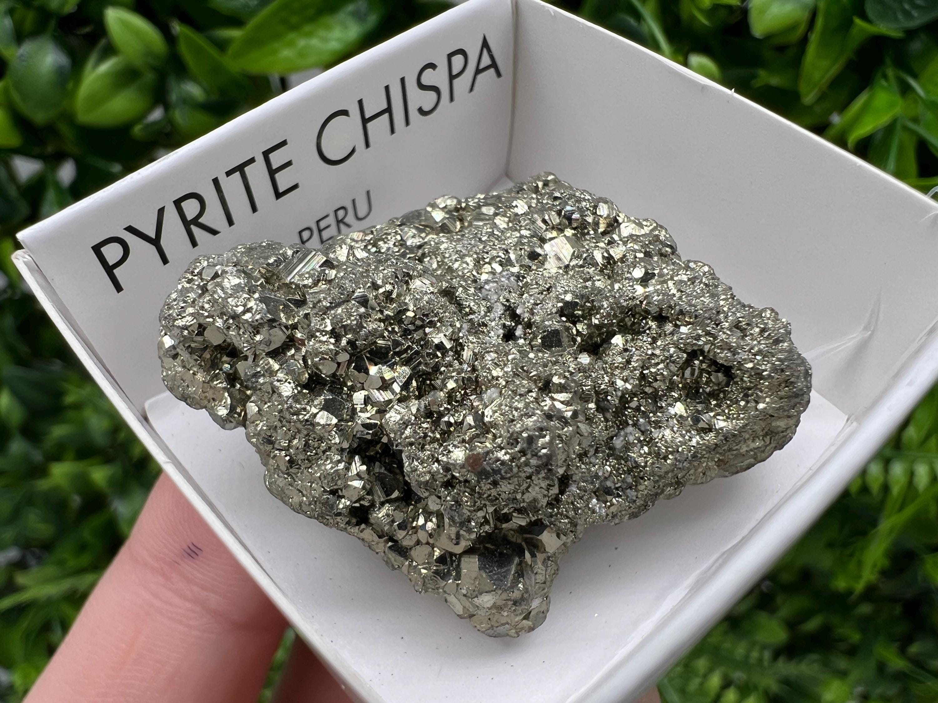Peruvian Pyrite Specimen, Gold Cube, Shiny Home Decor Stone