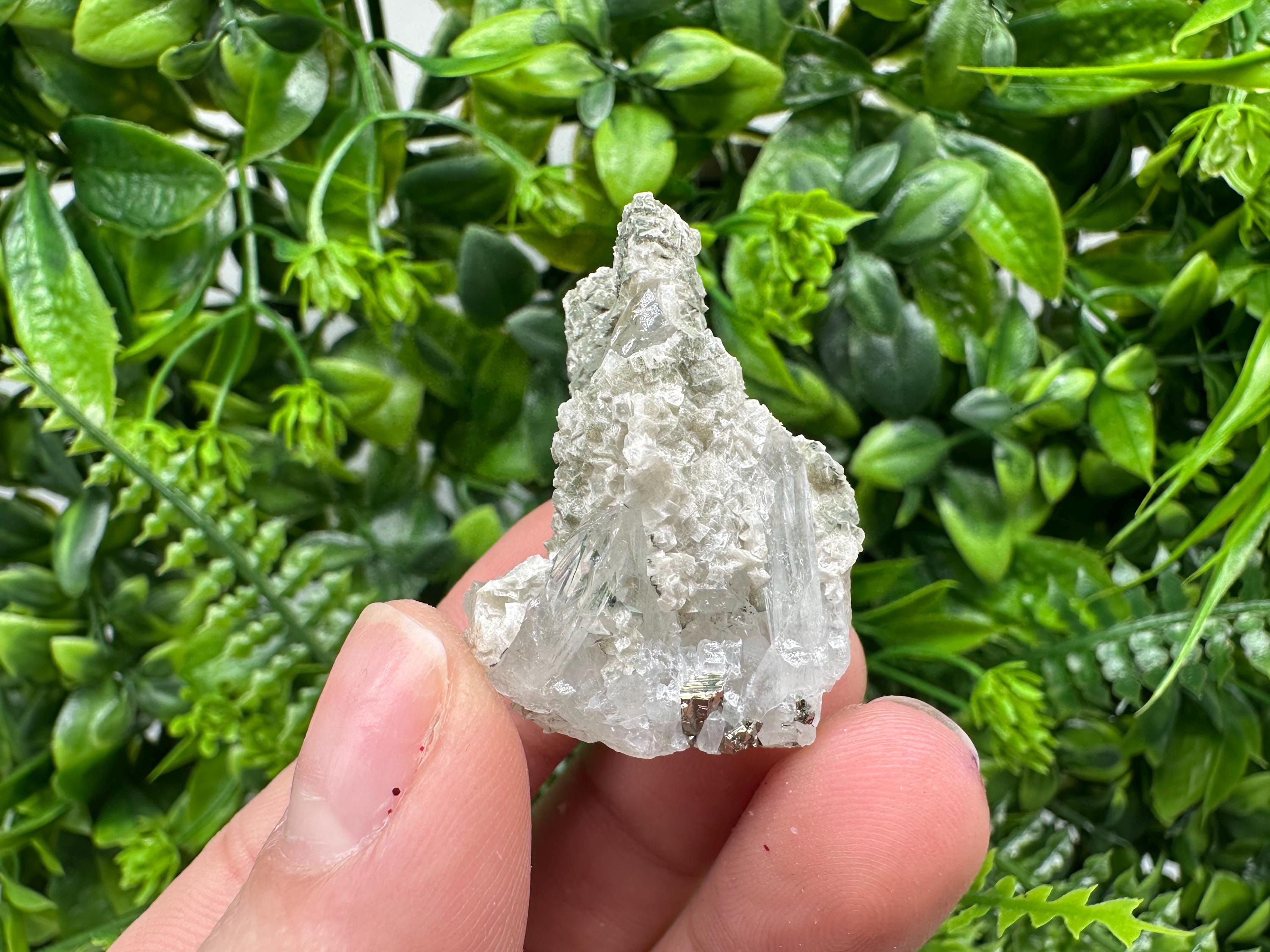 Calcite Quartz on Chlorite Matrix, Borieva Mine Mineral Specimen
