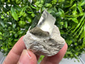 Large Pyrite Cube on Matrix: Shiny Mineral Specimen, La Rioja Spain