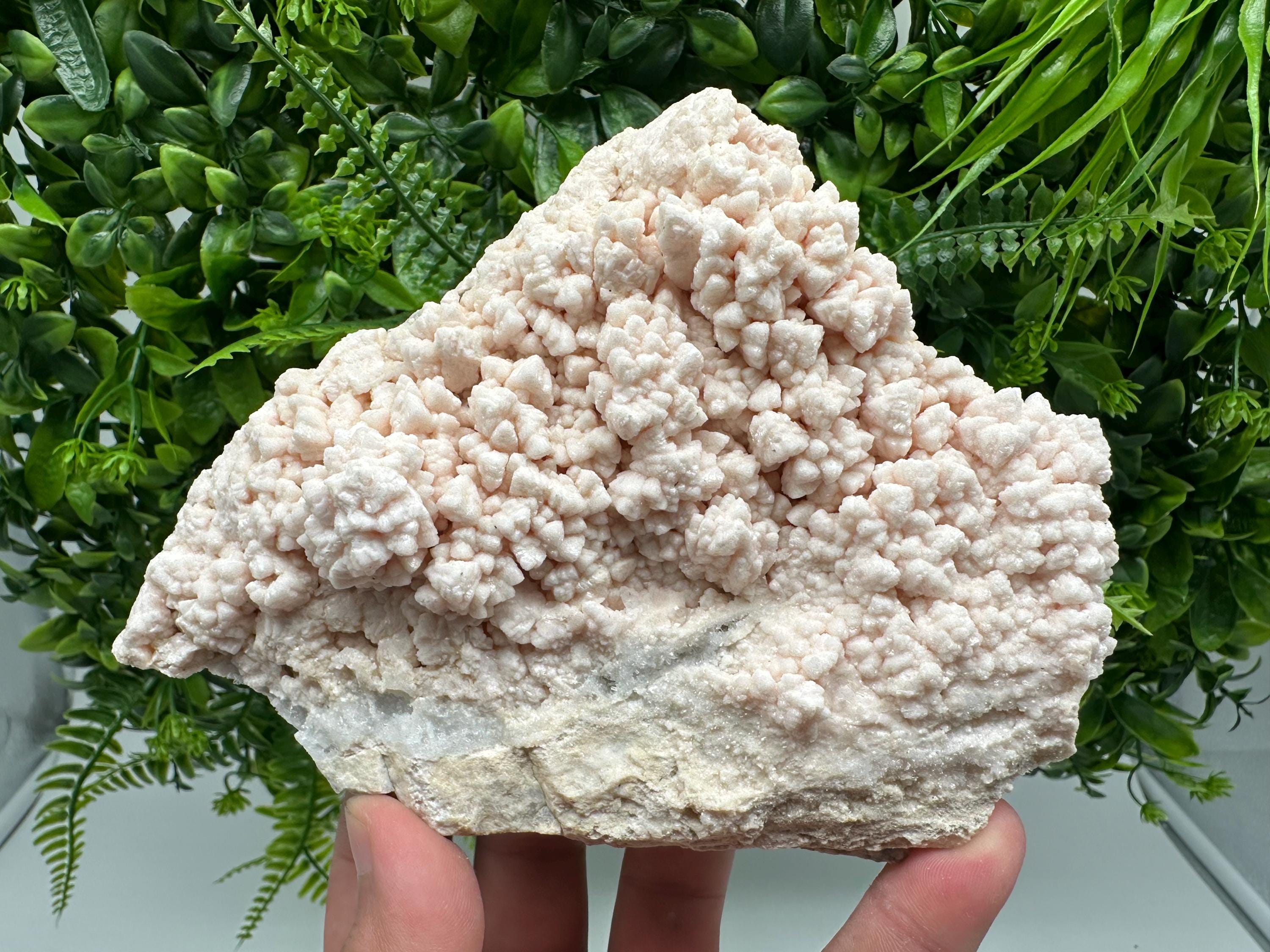 Pink Manganocalcite Mineral Specimen: Krushev Dol Mine, Bulgaria