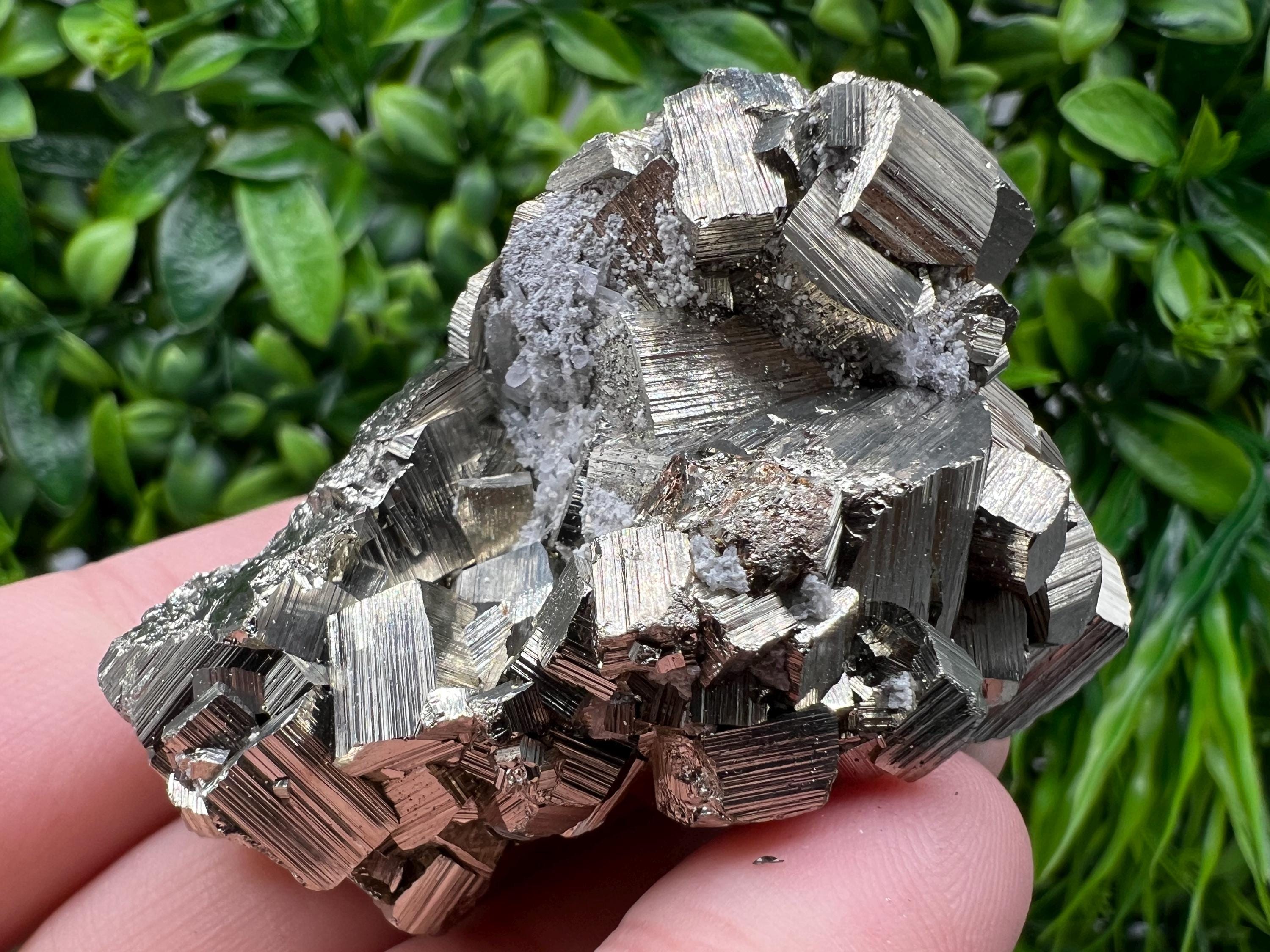 Rare Pyrite Crystal Cluster: Natural Minerals, Home Decor (Borieva Bulgaria)