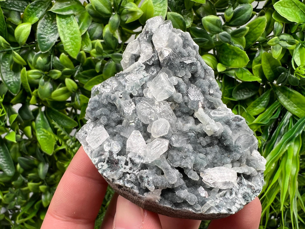 STUNNING Transparent Apophyllite on Chalcedony,natural, collection minerals specimen,India Minerals,Crystal, Stone Mineral Specimens India