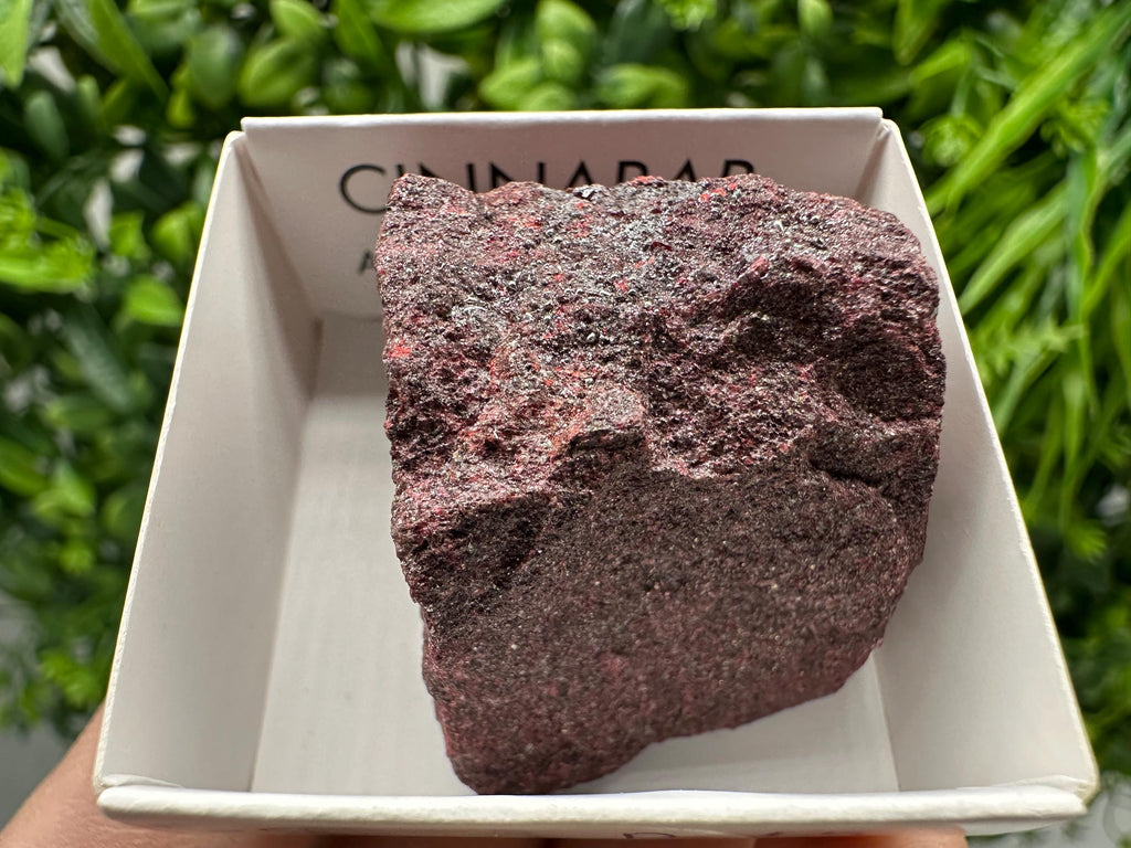 Red Cinnabar Crystal Specimen: Almaden Mines, Spain - Chakra Stone