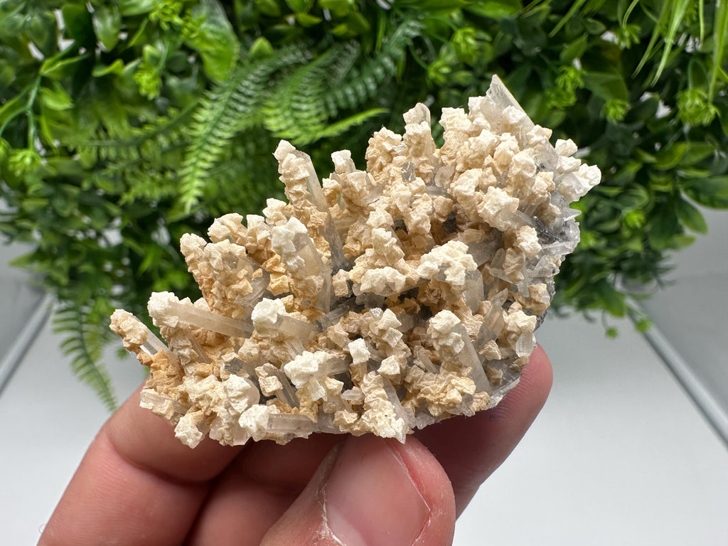 Quartz Calcite Chalcopyrite Specimen: Krushev Dol Mine, Bulgaria