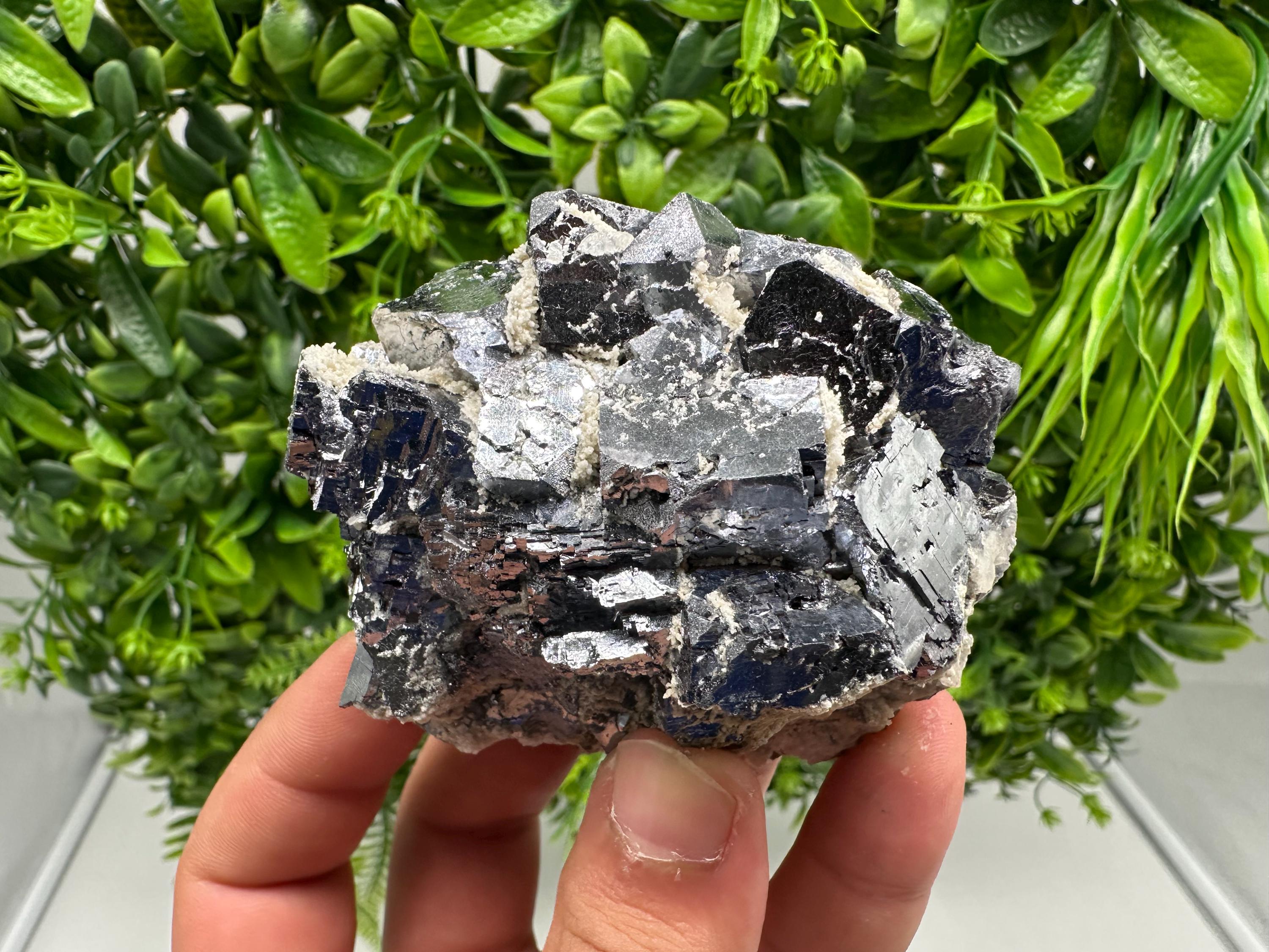 Rare Galena Cubes, Marzyan Mine Mineral Specimen, Bulgaria