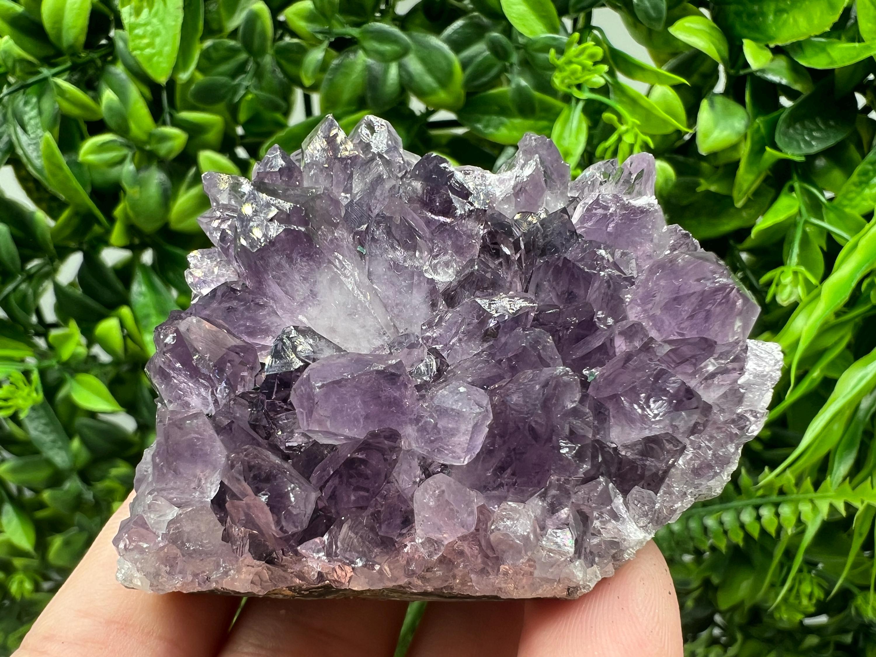 Uruguay Amethyst Crystal: Purple Quartz, Home Decor, Energy Stone