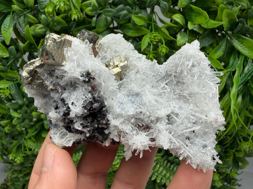 Pyrite Sphalerite Quartz  Mineral Specimen, Krushev dol Mine