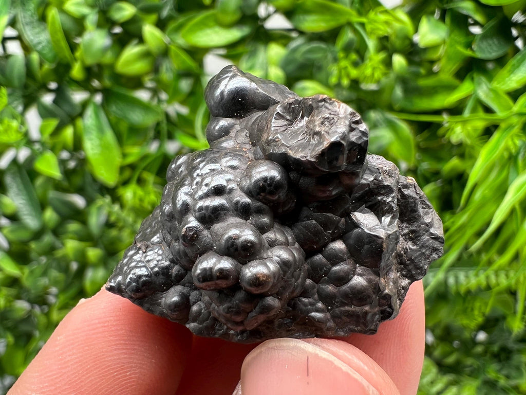 Moroccan Black Botryoidal Hematite Specimen: Chakra Reiki Crystal