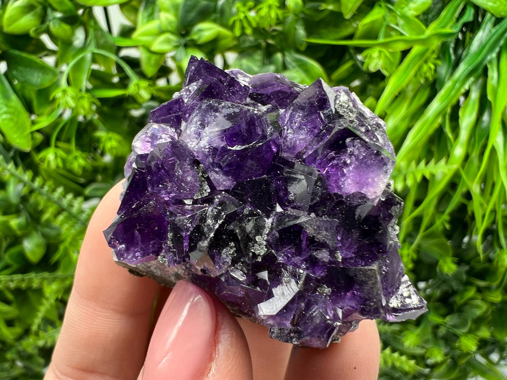 Uruguay Amethyst Crystal: Purple Quartz Home Decor, Energy Stone