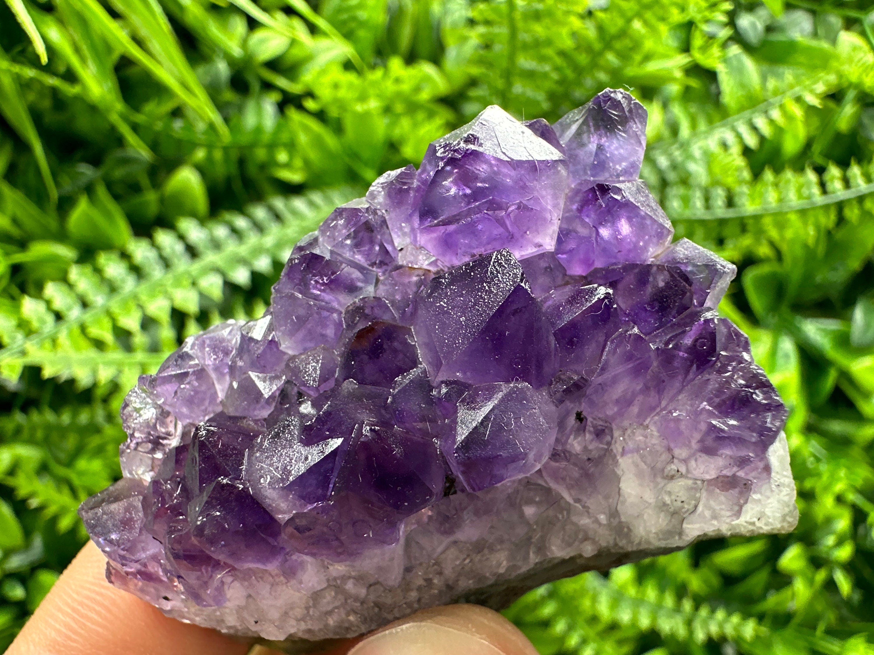 Uruguay Amethyst Cluster: Purple Quartz Crystal, Home Decor