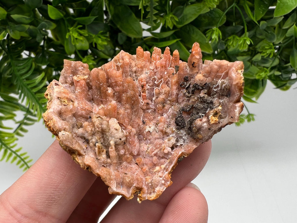 Moroccan Red Chalcedony Crystal Specimen, Rare Minerals
