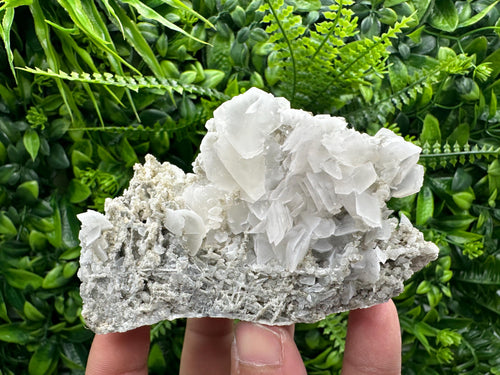 Calcite on Chalcedony, Krushev dol Mine, Bulgaria, Mineral Specimen