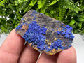 Moroccan Azurite & Malachite Mineral Specimen: Blue Crystal Decor