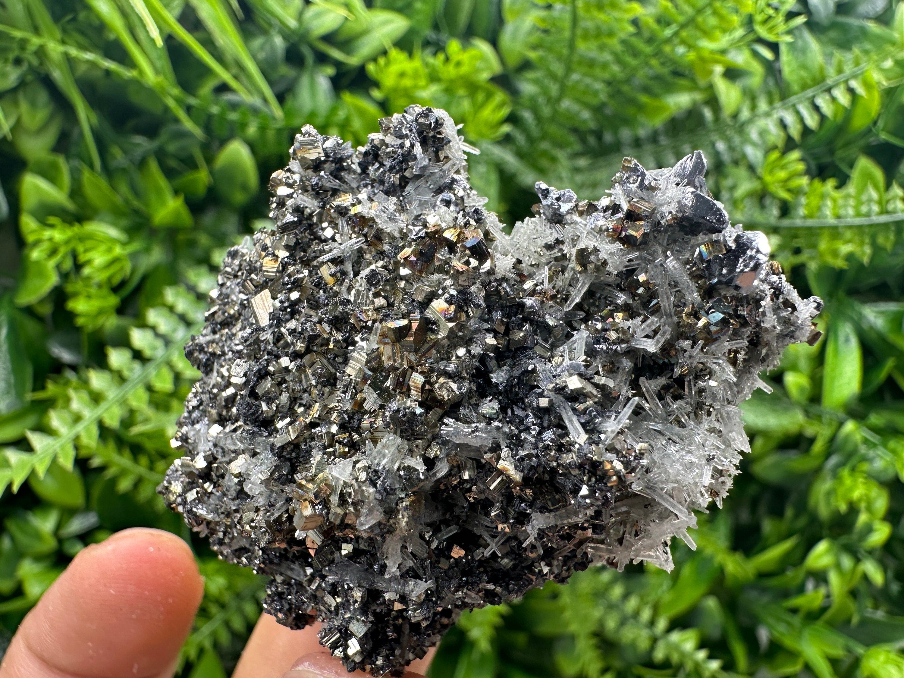 Galena Pyrite Sphalerite with Quartz, Borieva Mine Mineral Specimen