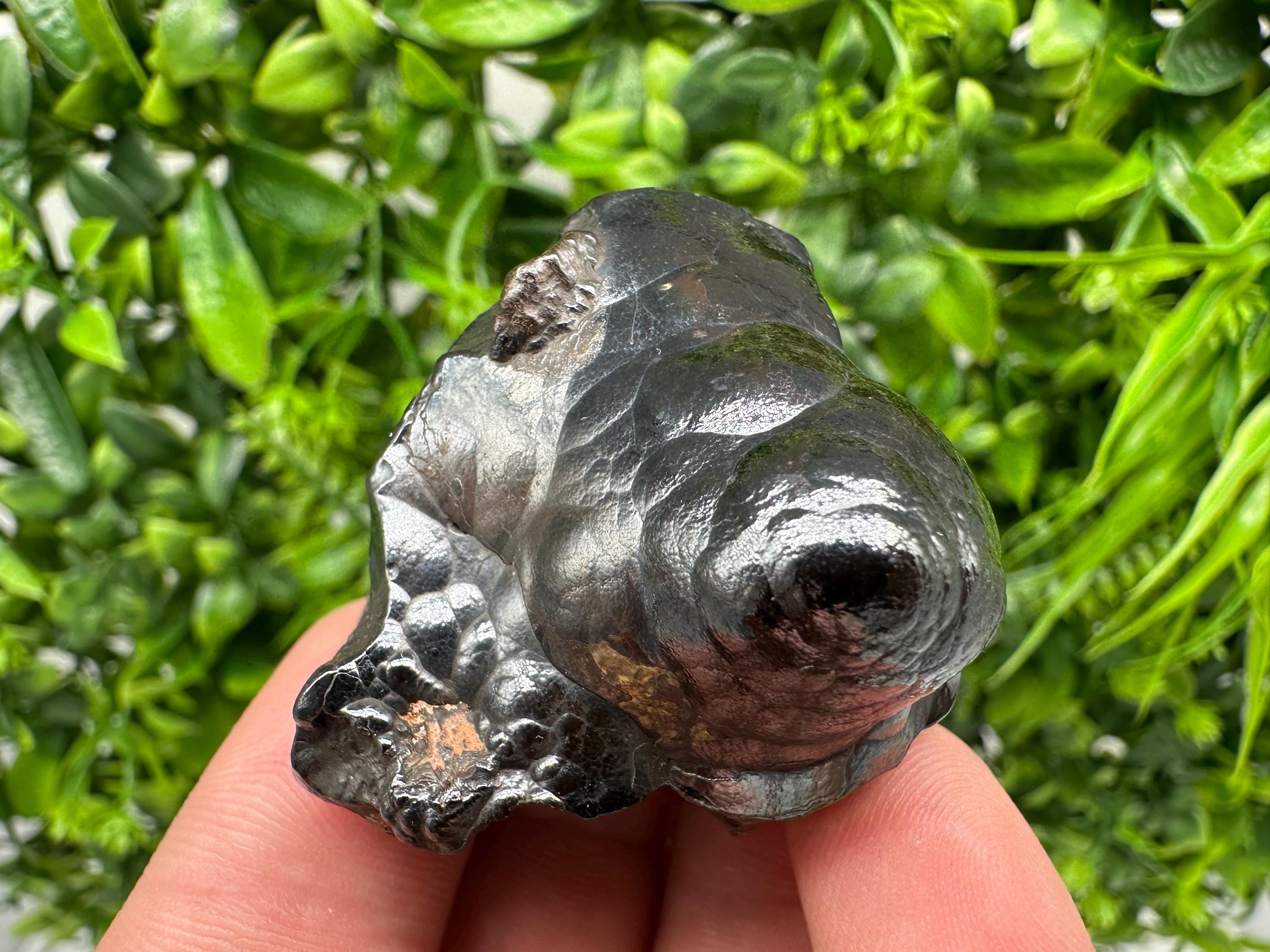 Moroccan Black Botryoidal Hematite Crystal Specimen, Chakra Reiki