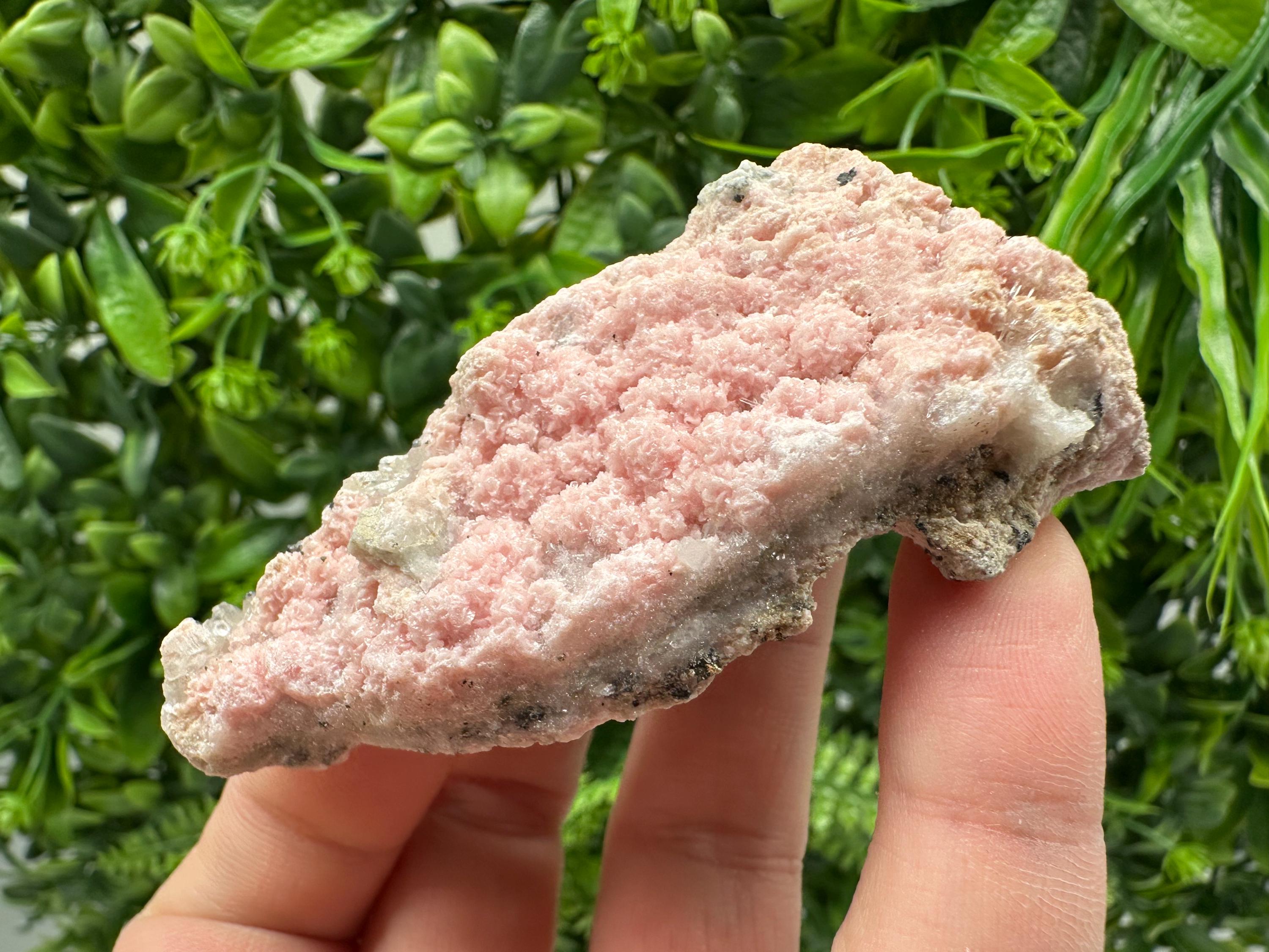 Pink Rhodochrosite Crystal: Starnica Mine, Bulgaria, Home Decor