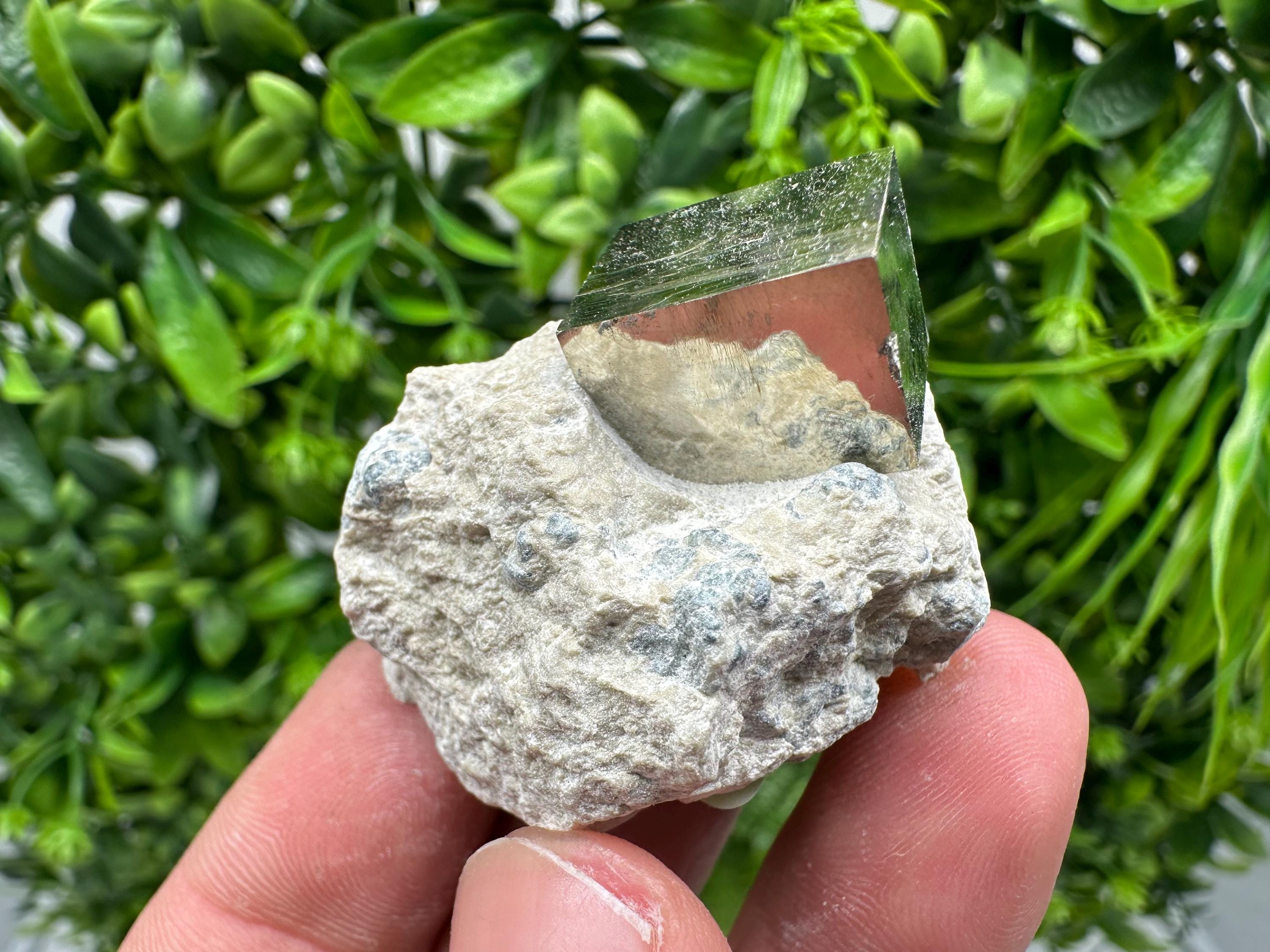 Large Pyrite Cube on Matrix, Natural Mineral Specimen, La Rioja Spain