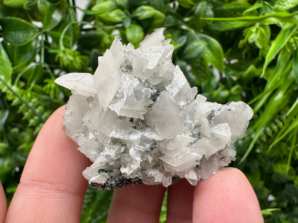 Quartz Calcite on Chlorite Matrix, Borieva Mine Mineral Specimen