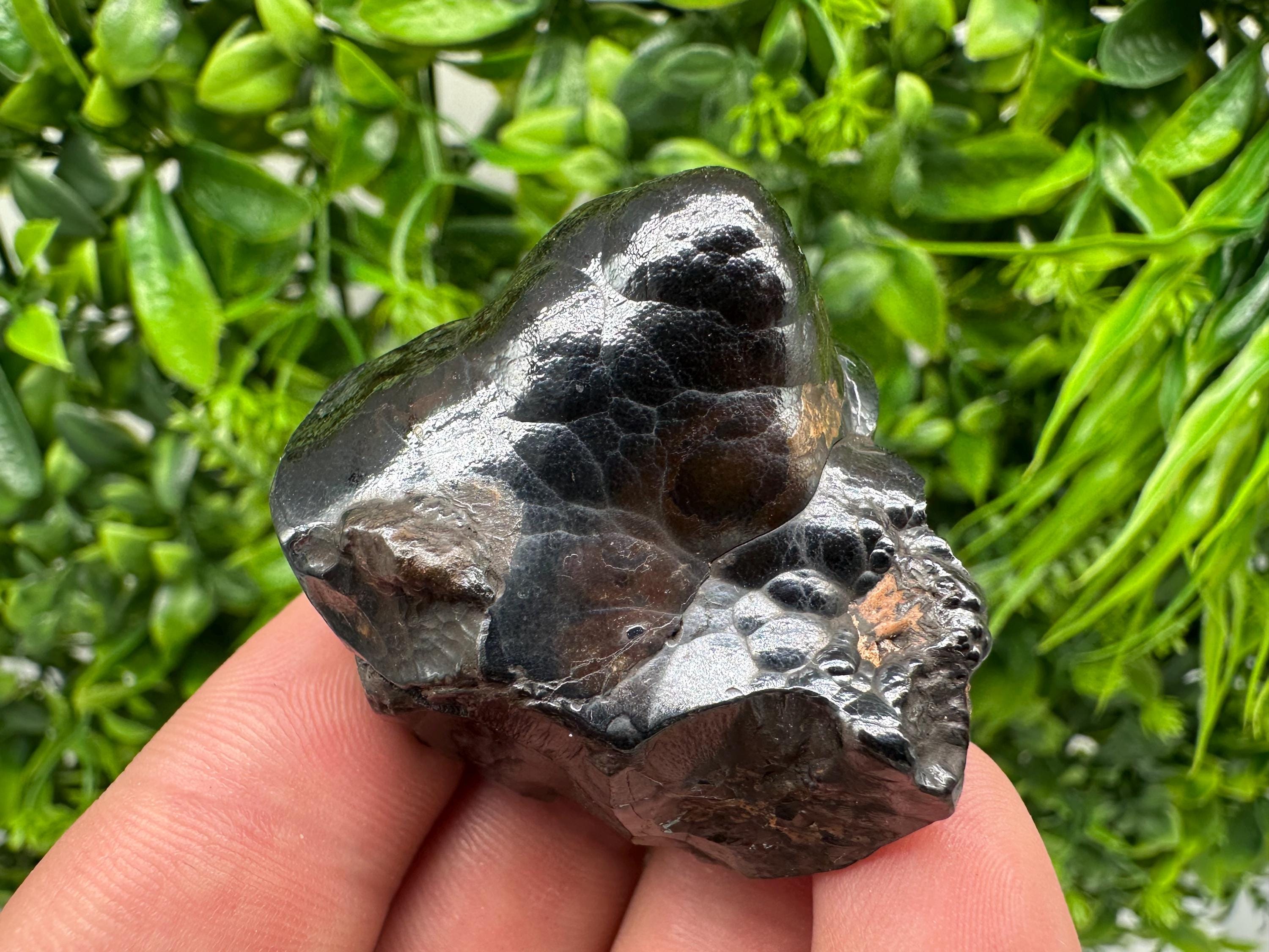 Moroccan Black Botryoidal Hematite Crystal Specimen, Chakra Reiki