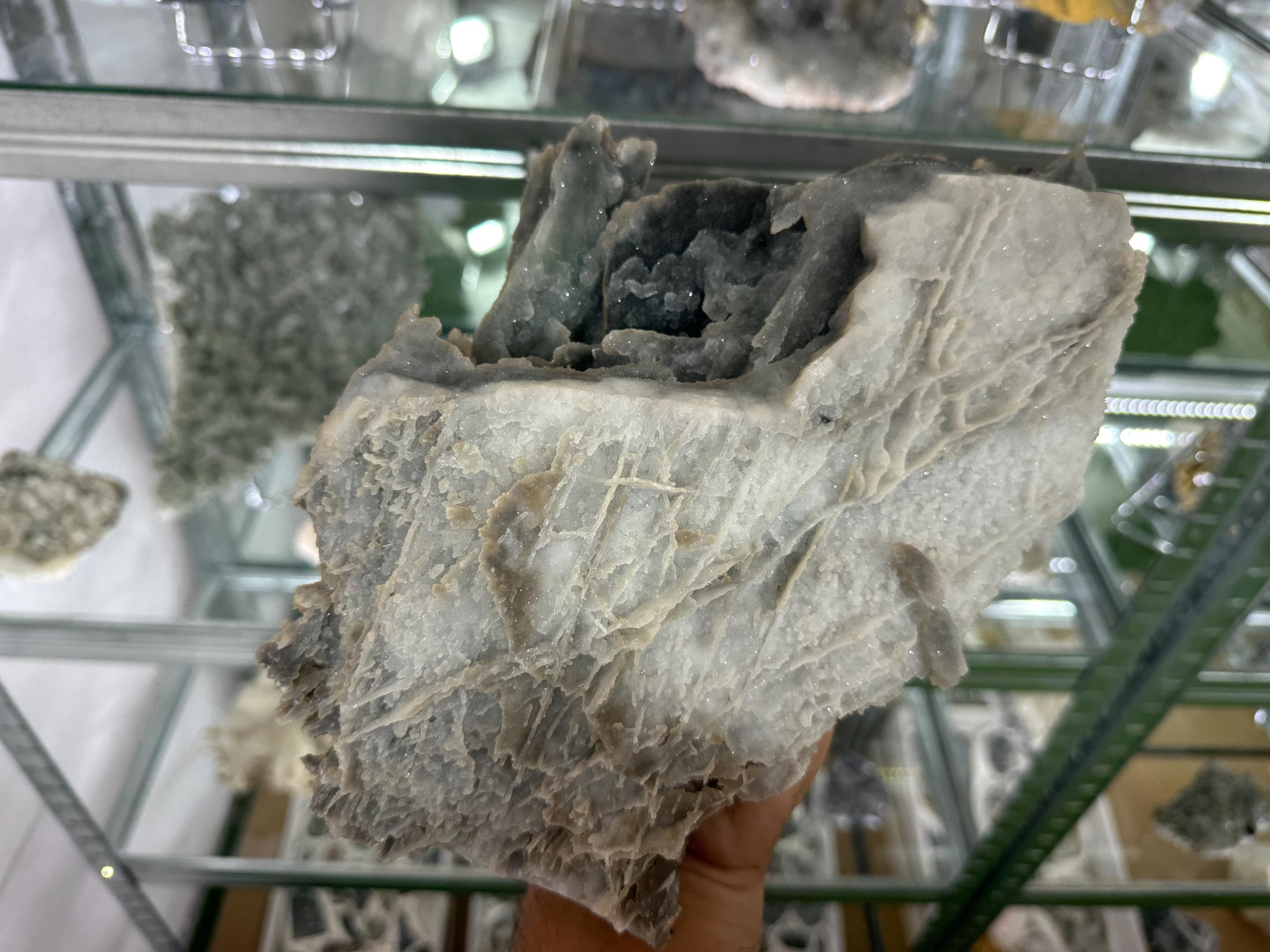 Large Chalcedony Mineral Specimen: Krushev dol Mine, Bulgaria