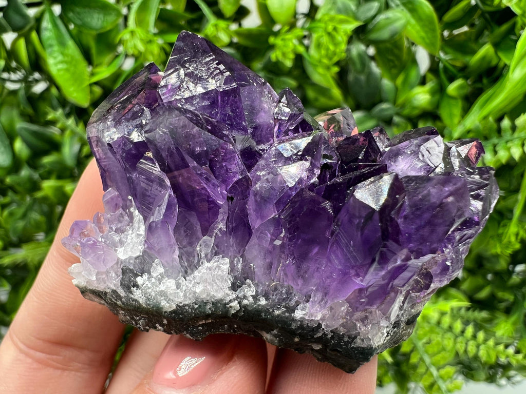 Uruguay Amethyst Crystal: Purple Quartz Home Decor, Energy Stone