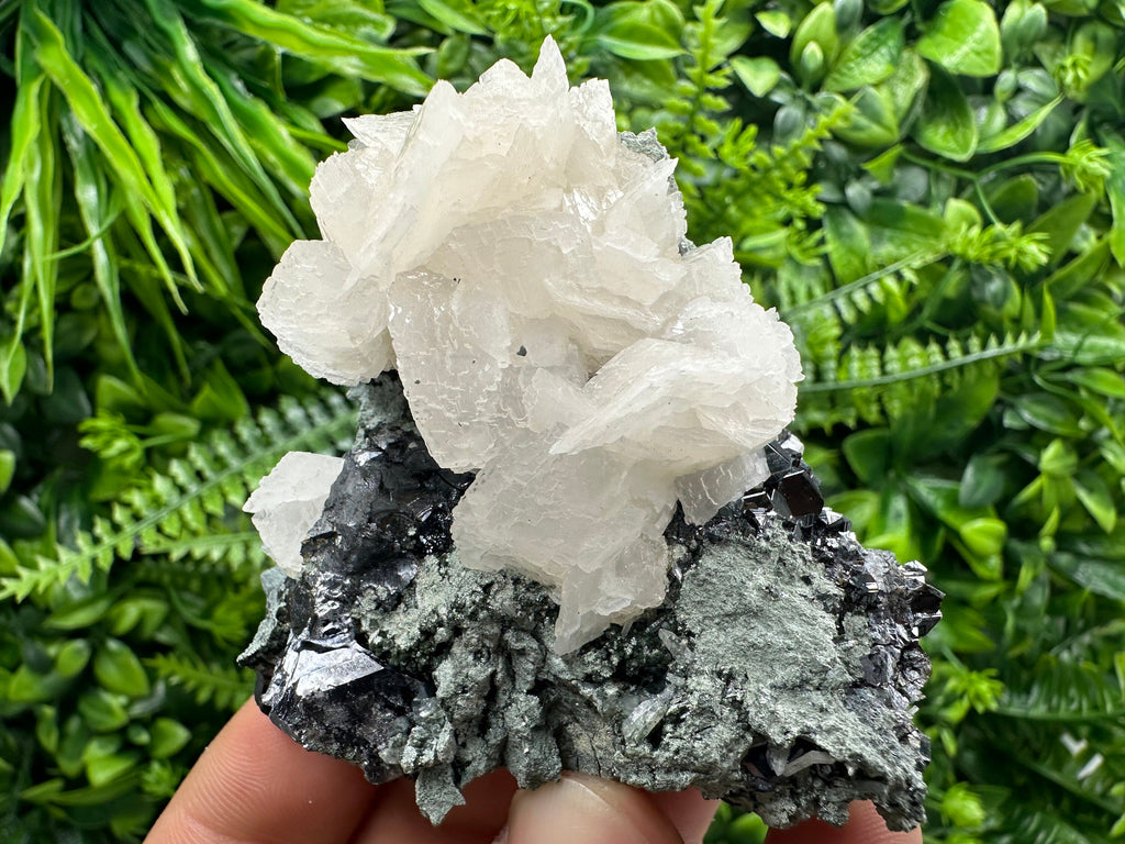 Galena, Calcite, Sphalerite, Quartz Mineral Specimen, Bulgaria