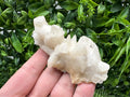 Calcite on Green Quartz: Laki Bulgaria Healing Crystal