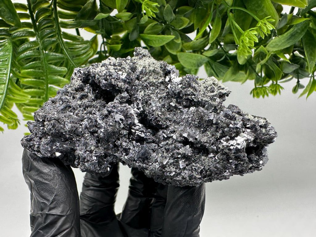 Galena Sphalerite on Quartz, Borieva Mine Crystal Specimen